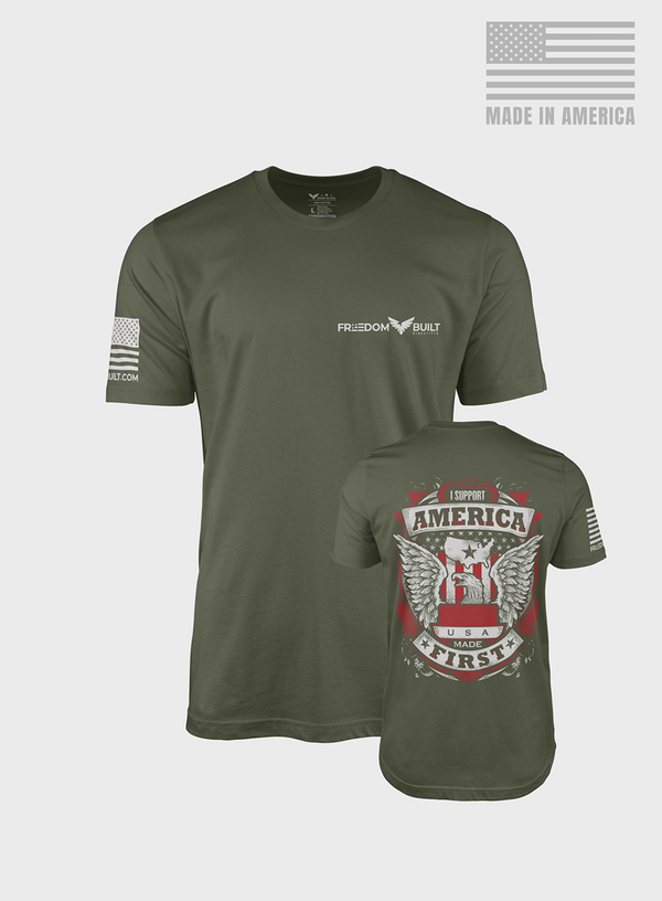 America First Tee Shirt | Mens