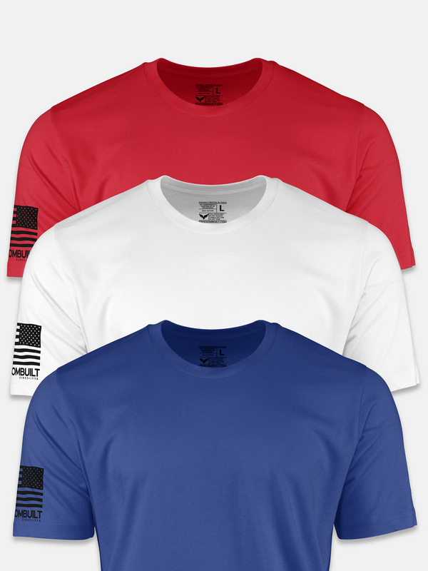 FreedomBuilt Red, White & Blue Trio Pack