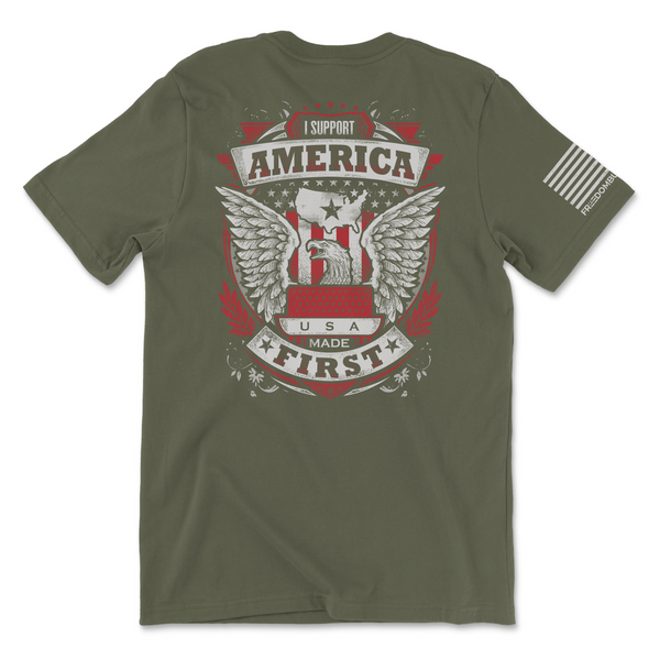 America First Eagle- Womens- T-Shirt
