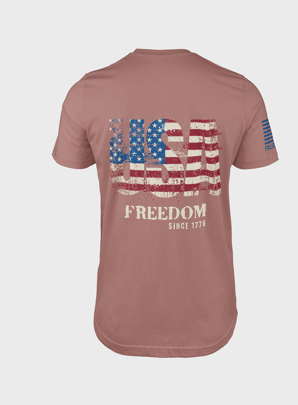 USA Freedom Since 1776 Tee- T- Shirt