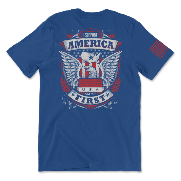 America First Eagle- Womens- T-Shirt