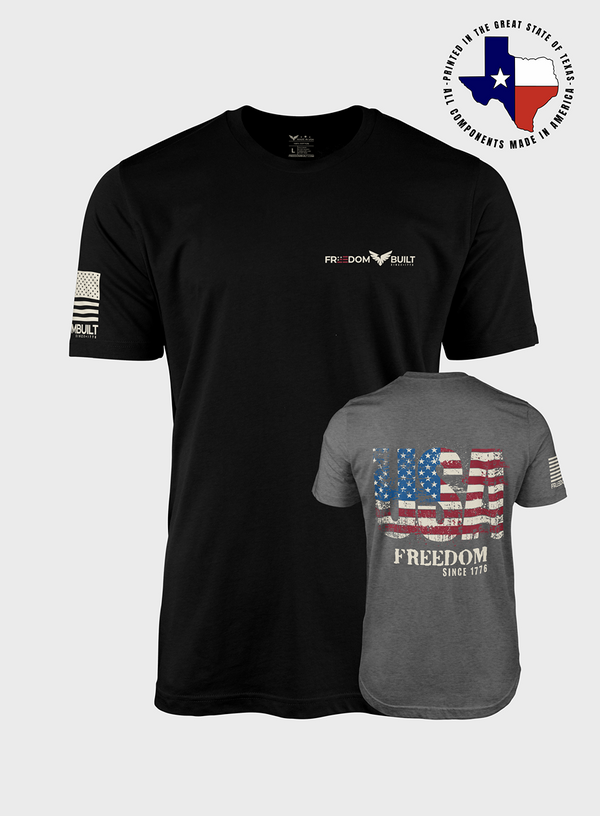 USA Freedom Since 1776- T- Shirt