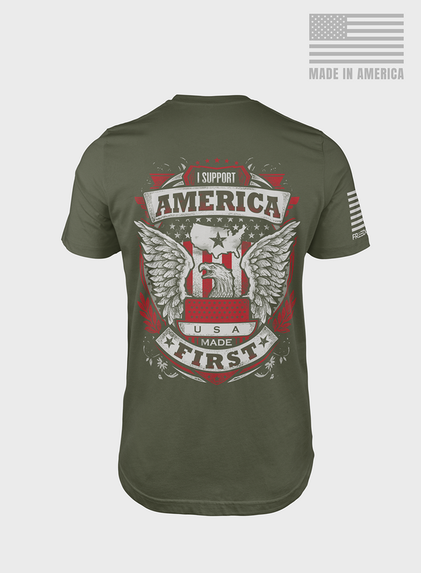 America First Tee Shirt | Mens
